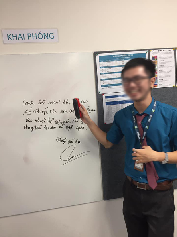 Đang dạy về gió bỗng thầy giáo quay ra viết thơ, đọc vào mới biết hóa ra là đang Ế nên mượn thơ tỏ tình mùa Đông-1