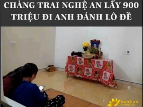 Không có chuyện thanh niên Nghệ An thoát chết vì lấy 900 triệu đi Anh để vào Sài Gòn đánh lô đề