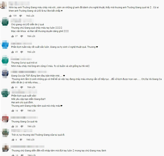 Trường Giang gặp sự cố bất ngờ, máu chảy đầm đìa trên sân khấu khiến khán giả xót thương-7