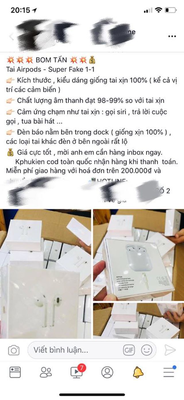 AirPods Pro vừa ra mắt, dân buôn đã chuẩn bị có hàng fake để lừa người dùng-4