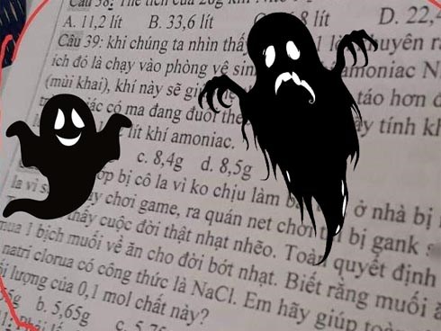 Bá đạo như đề kiểm tra Hóa trường người ta, có cả cách xử lý khi gặp ma, nhưng câu chốt mới thể hiện đẳng cấp 