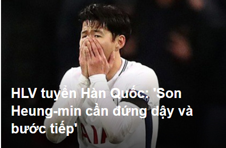 HLV tuyển Hàn Quốc hứa giúp Son Heung-min vượt qua cú sốc tinh thần-1