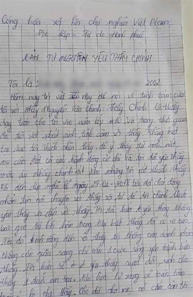 Nữ sinh lớp 10 viết tâm thư tự nguyện trao thân”, liệu thầy giáo 55 tuổi có thể thoát tội?-1