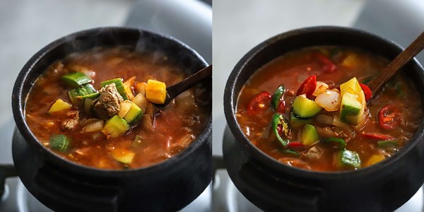Học người Hàn nấu món canh thịt, ăn vào tiết trời mùa đông là ngon số 1!-5