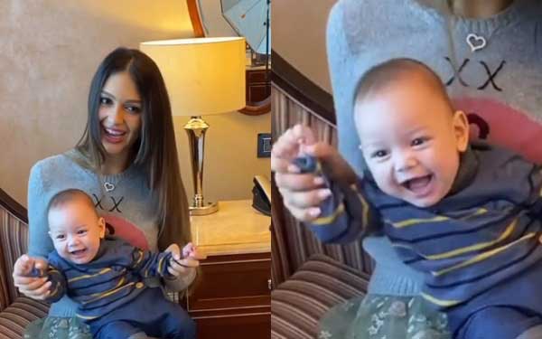 Người đẹp Nga gây phấn khích khi đăng clip của con trai nhưng cựu vương Malaysia lại có động thái dứt tình đầy phũ phàng-1