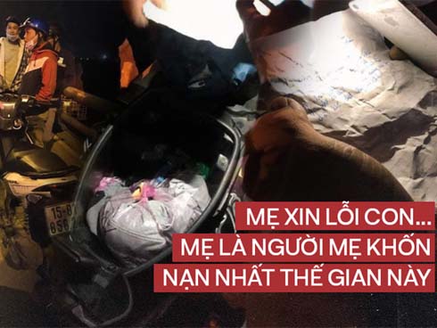 Vụ mẹ ôm con nhảy cầu Khuể để lại thư tuyệt mệnh: Đã tìm thấy thi thể cháu bé-2