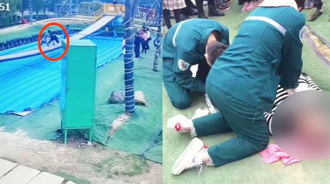 Đưa vợ con đến khu du lịch tham quan, người đàn ông tò mò thử nghiệm chơi cầu xích đu bất ngờ ngã nhào rồi tử vong vài phút sau đó-3