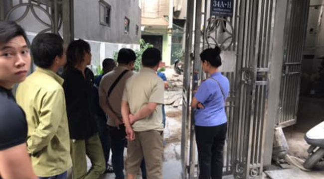 Hà Nội: Sập giàn giáo khi đang thi công xây dựng khiến 2 người rơi từ tầng 5-1