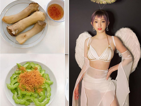 Tháo túi ngực, Thúy Vi tự tin phô diễn vòng 1 tí hon nhưng lại lộ miếng dán ngực kém duyên-6