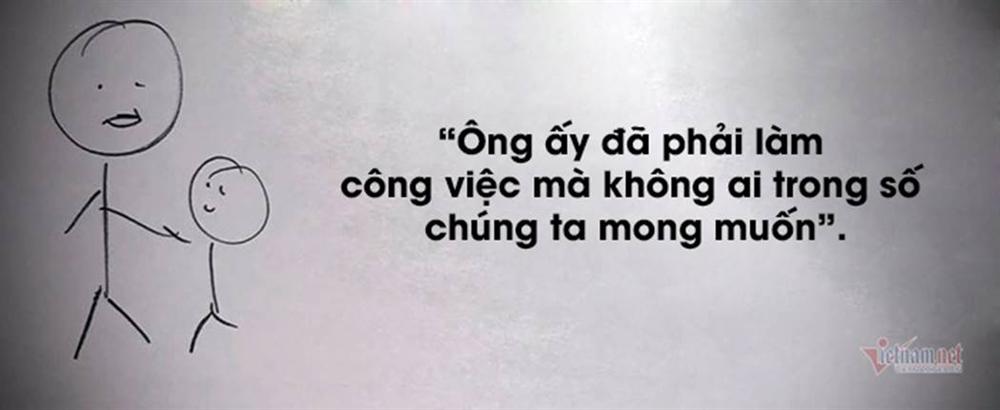 Con trai chê người lao động có mùi hôi, bố vẽ tranh dạy con về sự tử tế-3
