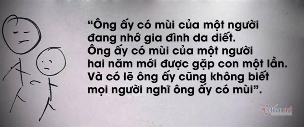 Con trai chê người lao động có mùi hôi, bố vẽ tranh dạy con về sự tử tế-4
