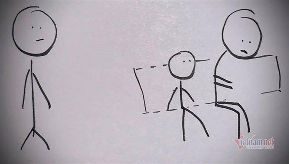 Con trai chê người lao động có mùi hôi, bố vẽ tranh dạy con về sự tử tế-6