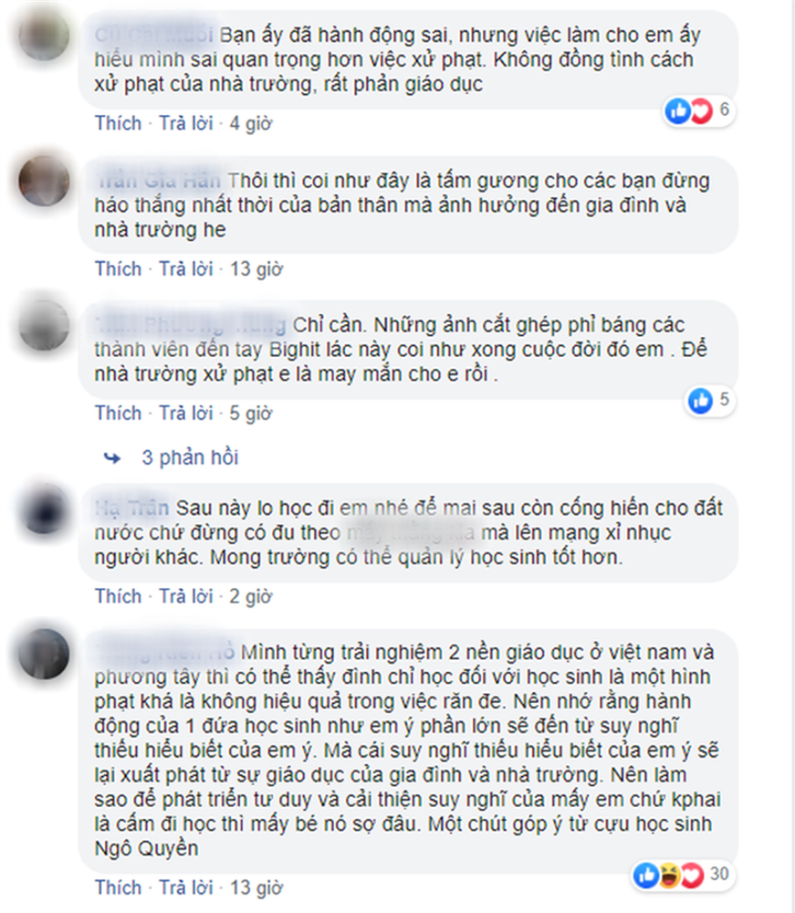 Xúc phạm BTS và cộng đồng fan ARMY, nam sinh TP.HCM bị đình chỉ học, bắt lao động công ích và hạ hạnh kiểm-4