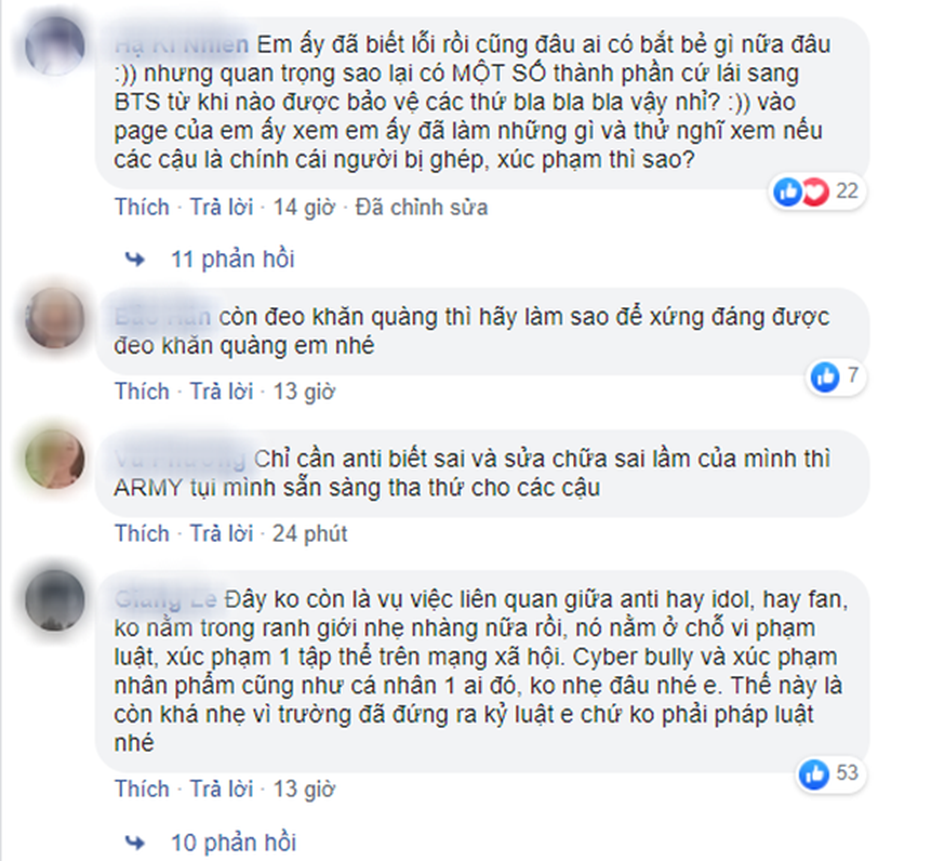 Xúc phạm BTS và cộng đồng fan ARMY, nam sinh TP.HCM bị đình chỉ học, bắt lao động công ích và hạ hạnh kiểm-6