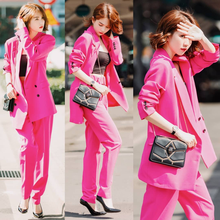 Hay bị chê sến nhưng Ngọc Trinh vẫn mê tít màu hồng chói lọi, công nhận rất nổi bật nhưng cũng lắm lúc lao đao” nhan sắc-2