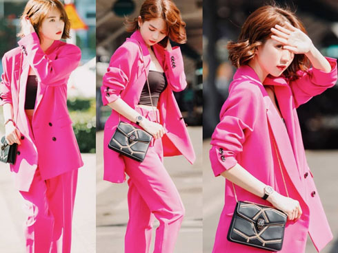 Ngọc Trinh diện áo chỉ che nổi vòng 1 ra phố đối lập Phượng Chanel kín cổng cao tường vẫn bị chê lúa-9