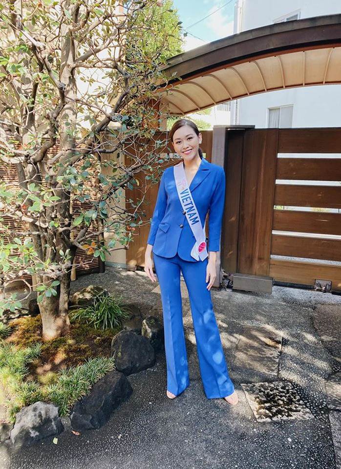 Á hậu Tường San diện áo tắm ở cuộc thi Hoa hậu Quốc tế 2019-7