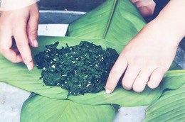 Lên Tây Bắc thưởng thức món rêu nướng độc đáo
