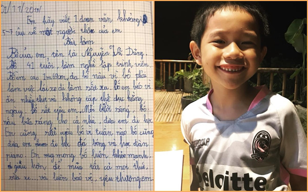 Chỉ là bài văn thông thường của cậu học sinh lớp 3, nhưng khi biết công thức viết văn” của bà mẹ thì ai cũng phục sát đất-1