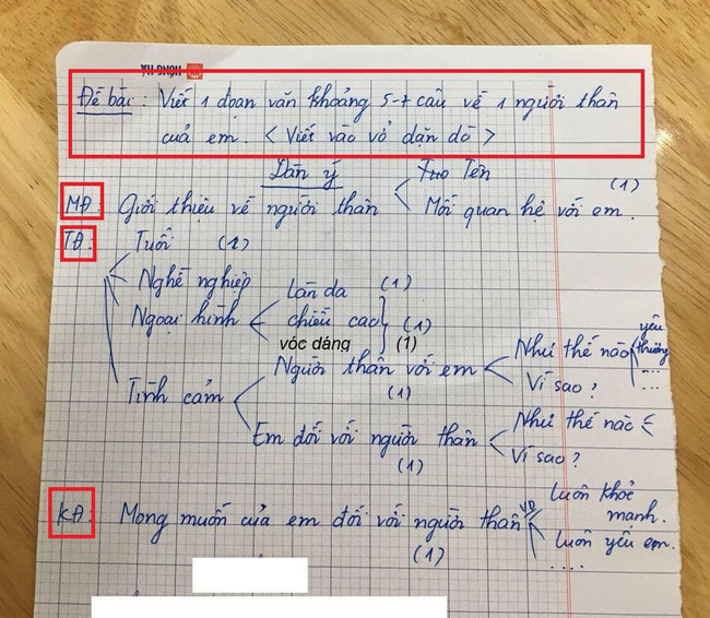 Chỉ là bài văn thông thường của cậu học sinh lớp 3, nhưng khi biết công thức viết văn” của bà mẹ thì ai cũng phục sát đất-3