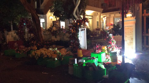 Sát giờ diễn ra lễ cưới, Đông Nhi nhá hàng khung cảnh tràn ngập hoa được chuẩn bị cho lễ vu quy, người hâm mộ thi nhau vào chúc mừng-5