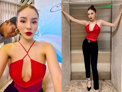Một chiếc áo mà Kỳ Duyên mặc được 2 kiểu khác nhau, kiểu nào cũng sexy khoe vòng 1 ngồn ngộn