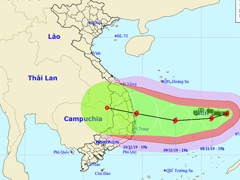 Bão số 6 giật cấp 13 áp sát Nam Trung Bộ, đêm nay đổ bộ vào Quảng Ngãi - Khánh Hòa-3