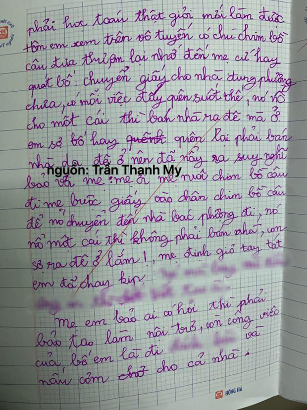 Cười ngất trước bài văn 1 điểm tả công việc của bố mẹ nam sinh: Bố chỉ việc nấu cơm cho cả nhà, mẹ khi làm việc rất tập trung không ai dám ồn ào!-2