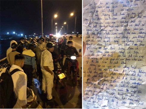 Tìm thấy thi thể người phụ nữ ôm con nhảy cầu tự tử ở Hải Phòng-2