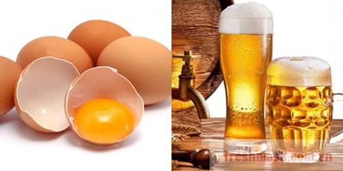 Chuẩn bị 1 bia, 1 trứng gà bạn sẽ có làn da trắng mịn hơn dùng kem trộn nhiều lần-1