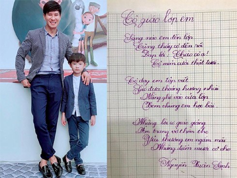 Không chỉ học 4 ngoại ngữ, con trai 8 tuổi của Lý Hải - Minh Hà còn viết chữ đẹp như mẫu in, nhưng tiết lộ sau đó càng bất ngờ
