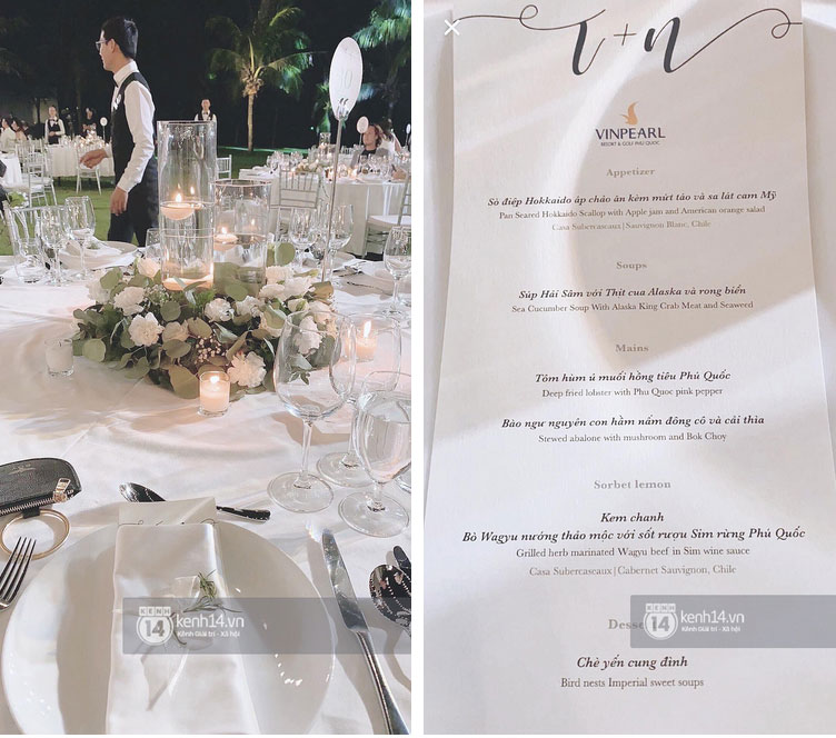 Đọ” thử bữa tiệc đám cưới của các sao Việt: mỗi thực đơn một khác nhưng toàn là món đắt tiền và khó kiếm-1