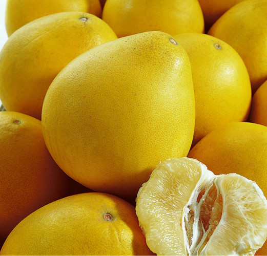 Loại bưởi vàng óng Trung Quốc tràn ngập thị trường Hà Nội-1