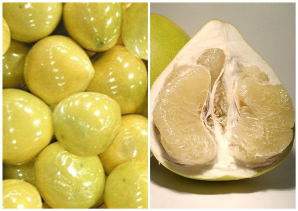 Loại bưởi vàng óng Trung Quốc tràn ngập thị trường Hà Nội-3