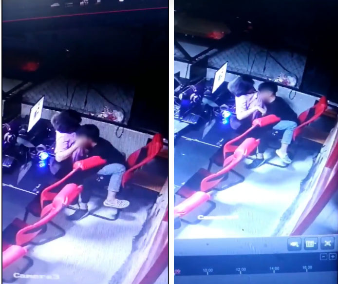 Sốc: Đỏ mặt với cặp đôi hôn hít, sờ soạng vùng nhạy cảm nhiệt tình trong quán net-2