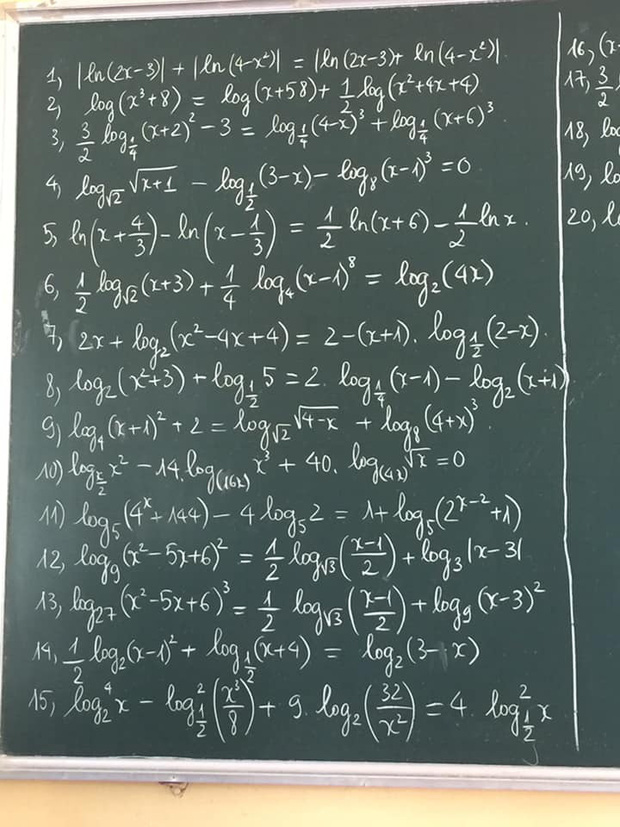 Vui sướng vì cô giáo bảo tiết này chỉ cần làm một bài tập, học trò vô tư nói chuyện cho đến khi nhìn lên bảng thấy cái đề thì... hết cả hồn-2