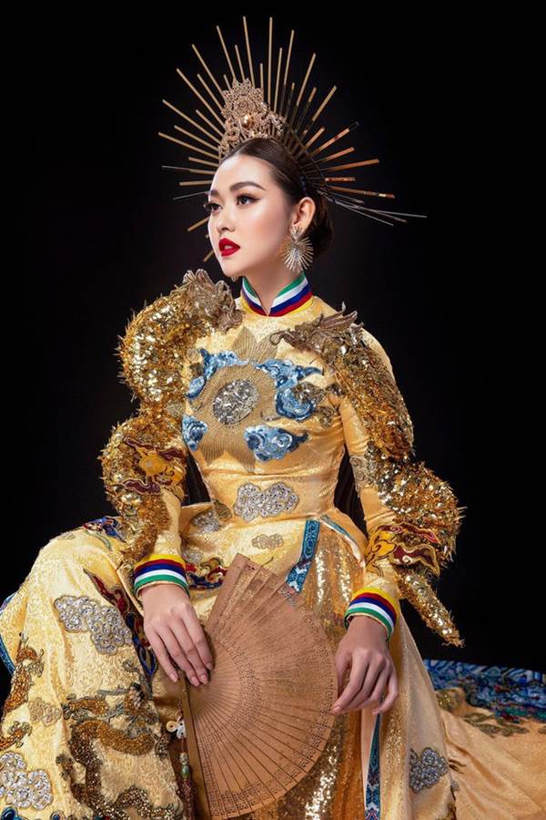 Cận cảnh bộ quốc phục đẹp nhất Hoa hậu Quốc tế 2019 của Tường San-5