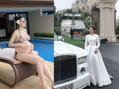 Cô dâu 200 cây vàng khoe trang hoàng nhà cửa dịp Giáng sinh, để lộ chỗ ở là biệt phủ siêu to khổng lồ-7