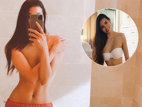 Hoa hậu Phạm Hương đăng ảnh mặc váy trắng, nôn nao đến ngày làm cô dâu-4