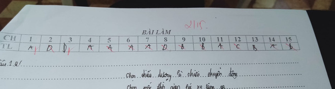 Học theo bí kíp trắc nghiệm của dân mạng, nam sinh hí hửng khoanh bừa ai ngờ kết quả sai trật lất-2