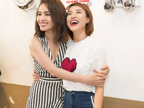 Á hậu Hoàng Oanh mừng vì cuối cùng đã có người rước-4