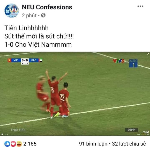 Dân mạng vỡ oà với bàn thắng quá đẹp của Việt Nam trước UAE: Siêu phẩm rồi Tiến Linh ơi!-1