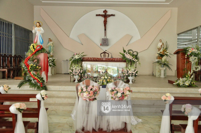 Đám cưới Bảo Thy: Sau lễ tại nhà thờ, bảo vệ căng dù che kín hình ảnh cô dâu về nhà chồng-14