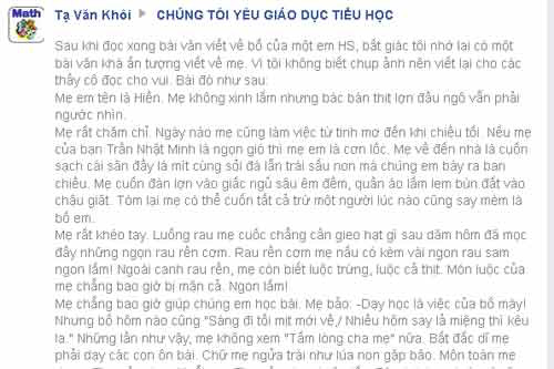 Những bài văn tả mẹ gây bão mạng xã hội: Có bài làm người đọc đau nghẹn trong tim, bài lại khiến ai nấy đều cười sằng sặc-3