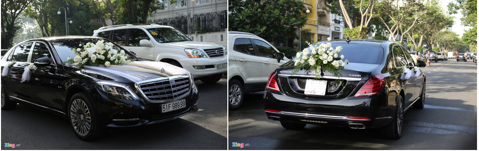 Dàn xe Rolls-Royce, Maybach xuất hiện trong lễ cưới Bảo Thy-6