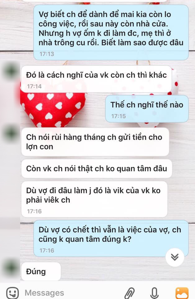 Chồng chỉ bỏ ra 2 triệu/tháng cho con, vợ ốm quyết không chi thêm còn nói một câu khiến vợ chết lặng-3
