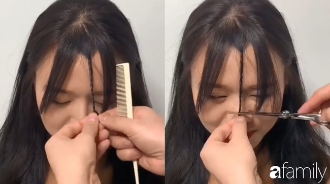 Để không hết hồn khi cắt tóc mái, hãy ghim ngay 3 cách cực hay này-5
