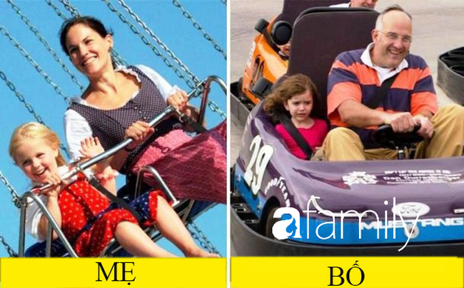 Cười không nhặt được mồm” khi xem chùm ảnh sự khác nhau giữa bố và mẹ khi chăm con-11