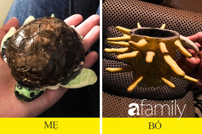 Cười không nhặt được mồm” khi xem chùm ảnh sự khác nhau giữa bố và mẹ khi chăm con-7