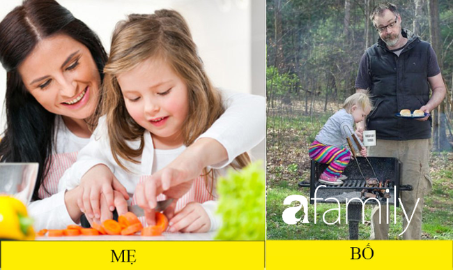 Cười không nhặt được mồm” khi xem chùm ảnh sự khác nhau giữa bố và mẹ khi chăm con-16